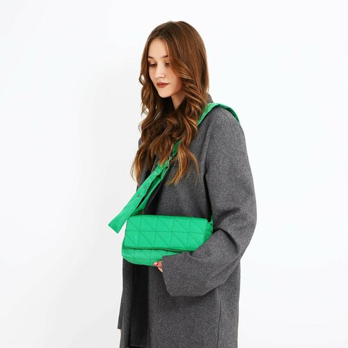 женская сумка через плечо nazamok, зеленая