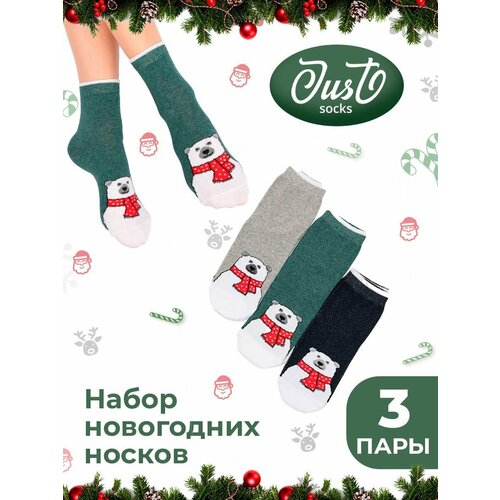женские носки just socks, зеленые
