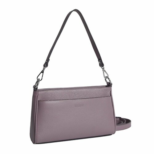 женская кожаные сумка brialdi, фиолетовая