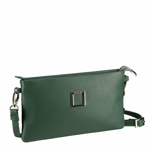 женская кожаные сумка brialdi, зеленая