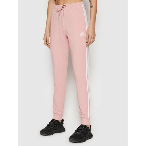 женские брюки adidas, розовые