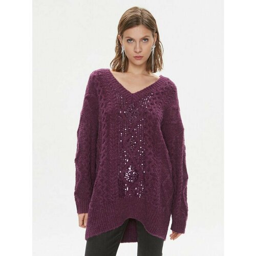 женский пуловер pinko, фиолетовый