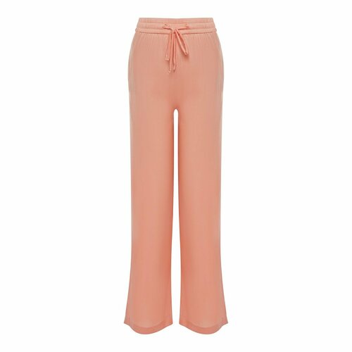 женские шелковые брюки lorellia, оранжевые