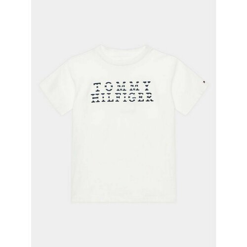 футболка tommy hilfiger для мальчика, белая