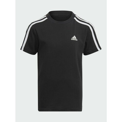 футболка adidas для мальчика, черная