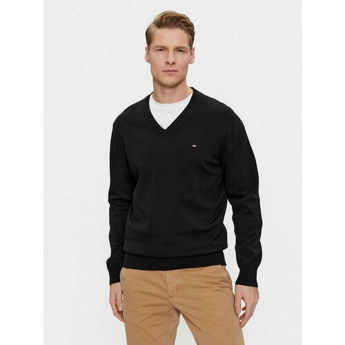 мужской пуловер tommy hilfiger, черный