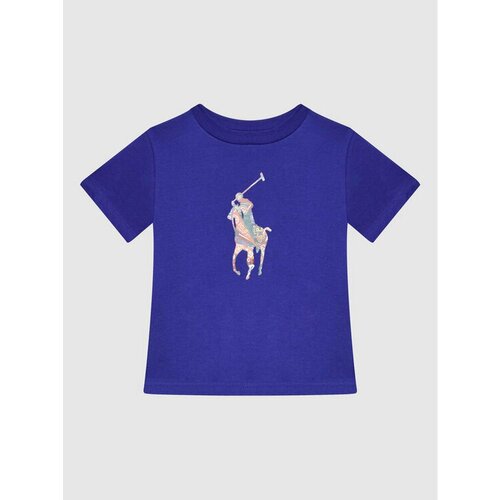 футболка polo ralph lauren для мальчика, синяя