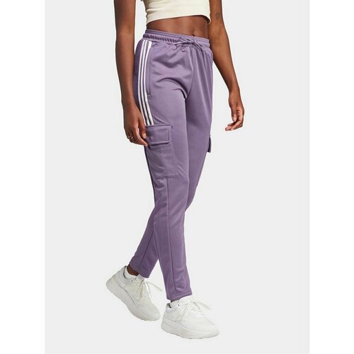 женские брюки adidas, фиолетовые