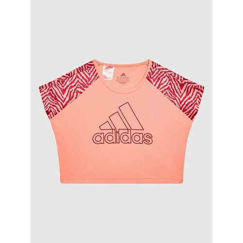 топ adidas для девочки, розовый