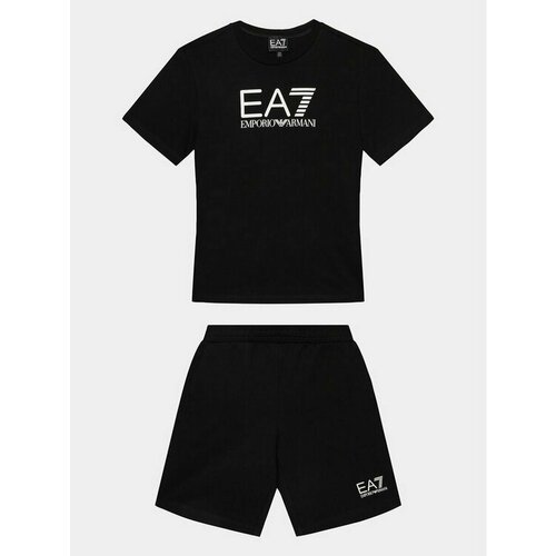 костюм ea7 для мальчика, черный