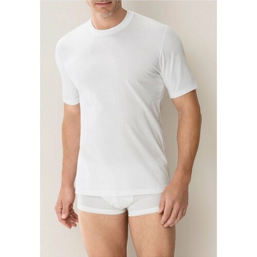 мужская футболка с коротким рукавом zimmerli, белая