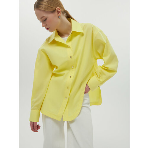 женская рубашка calista, желтая