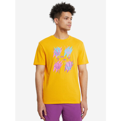 мужская футболка с принтом termit, желтая