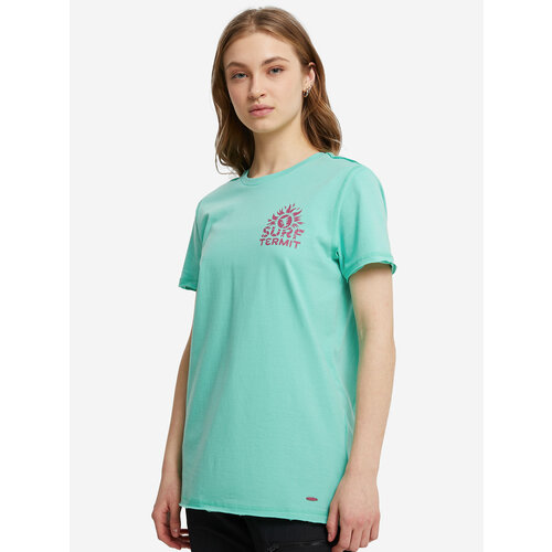 женская футболка termit, зеленая