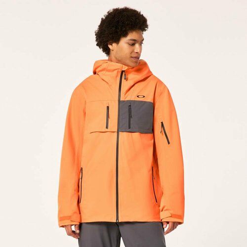 женская легкие куртка oakley, оранжевая