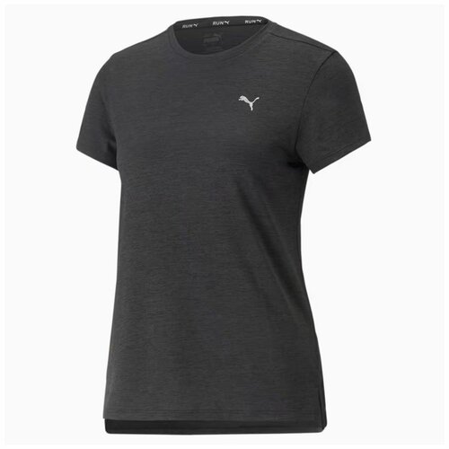 женская футболка с коротким рукавом puma, черная