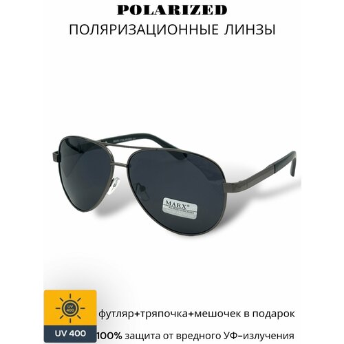мужские солнцезащитные очки marx, черные