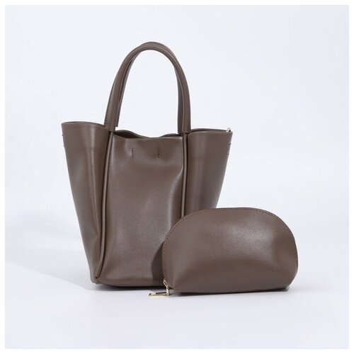 женская сумка для обуви noname, коричневая