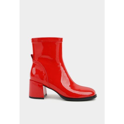 женские ботинки mario berlucci, красные