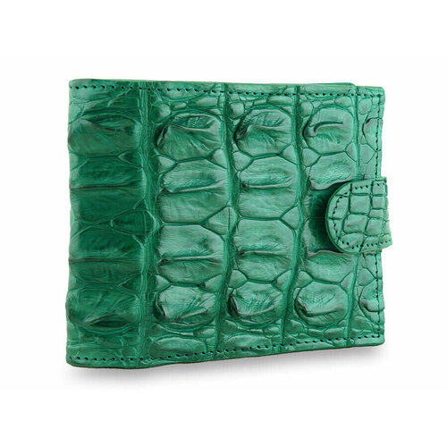 мужской кошелёк exotic leather, зеленый