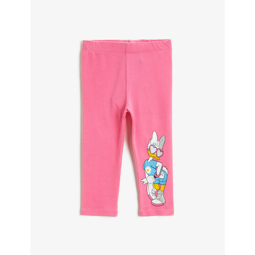 повседневные брюки koton для девочки, розовые
