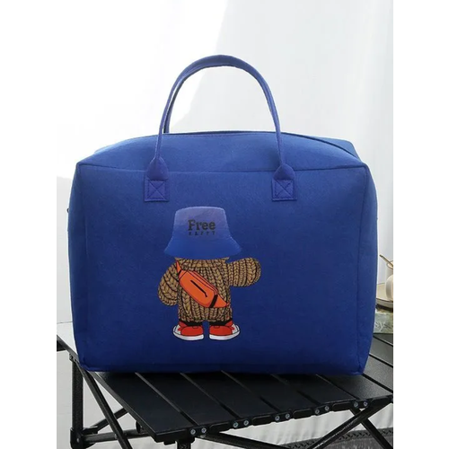 женская сумка-шоперы без бренда, синяя