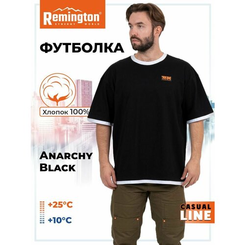 мужская футболка remington, черная
