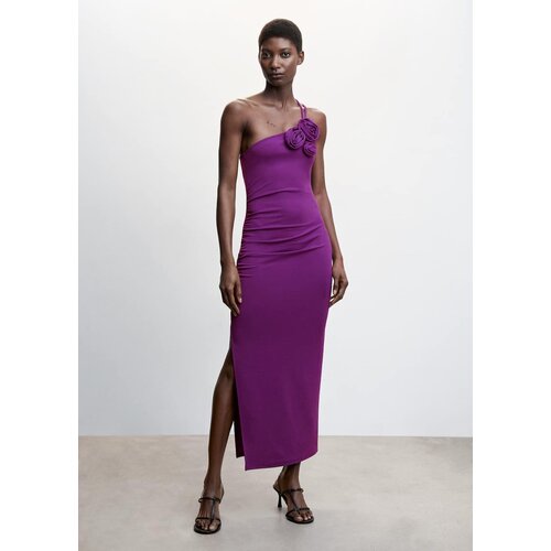 женское платье mango, фиолетовое