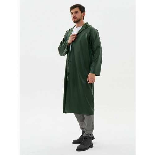 мужское пальто факел, зеленое