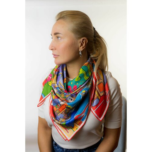 женский шелковые шарф carolon