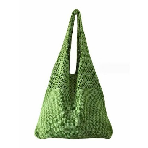 женская сумка-шоперы любоделъ, зеленая