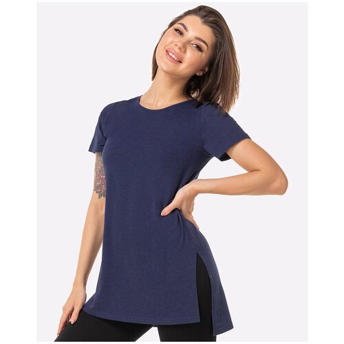 женская футболка с коротким рукавом happyfox, синяя