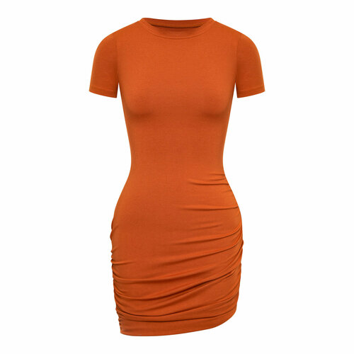 женское платье мини vid community, оранжевое