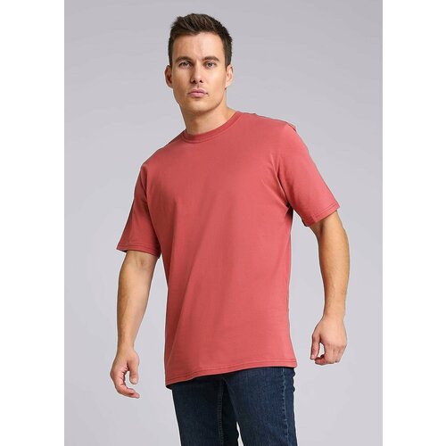 мужская футболка с коротким рукавом clever, красная
