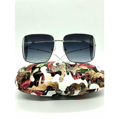 женские солнцезащитные очки ana hickmann, серебряные