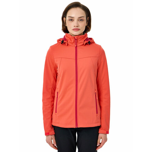 женская куртка icepeak, оранжевая