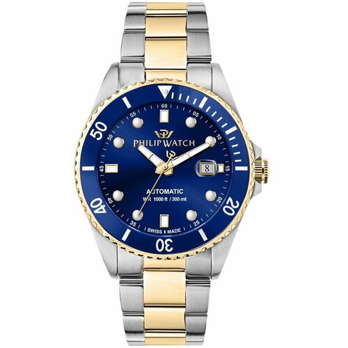 мужские часы philip watch, синие