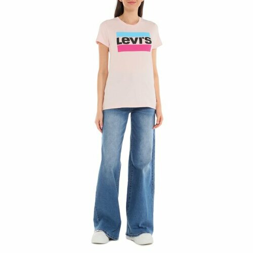 женская футболка levi’s®, розовая