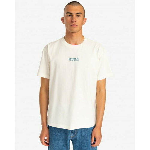 мужская футболка rvca, белая