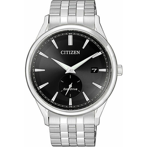мужские часы citizen, серебряные