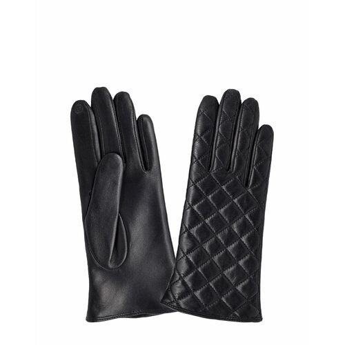женские кожаные перчатки glove story, черные