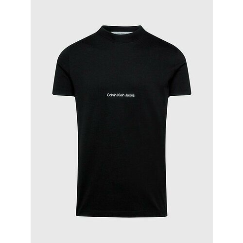 мужская футболка с коротким рукавом calvin klein, черная