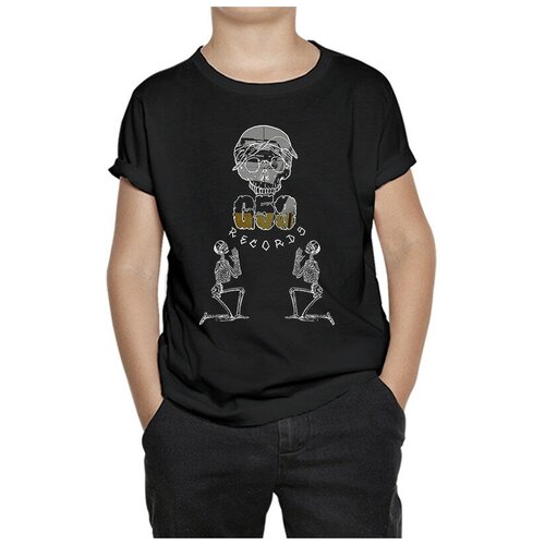 футболка с принтом dreamshirts studio для мальчика, черная