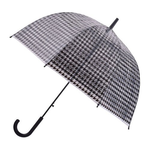 женский зонт-трости мультидом, черный