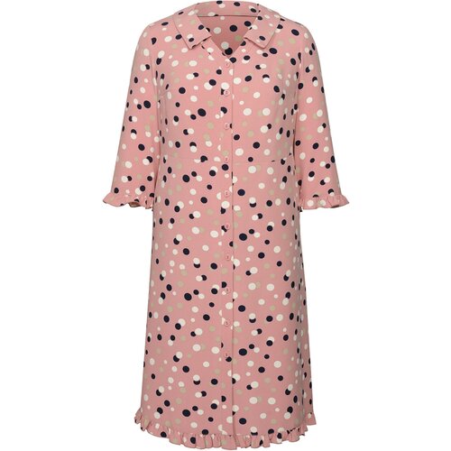 женское платье с v-образным вырезом mila bezgerts, розовое