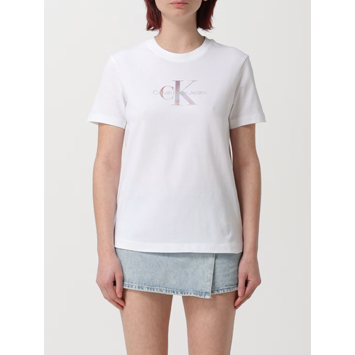 женская футболка calvin klein, белая