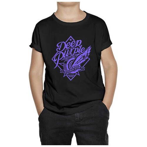 футболка с принтом dreamshirts studio для мальчика, черная