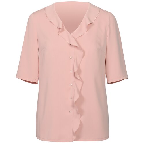 женская блузка с v-образным вырезом mila bezgerts, розовая