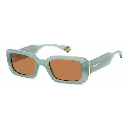женские солнцезащитные очки polaroid, оранжевые
