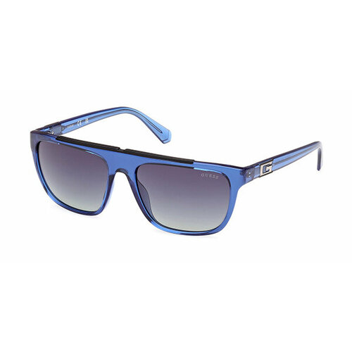 женские авиаторы солнцезащитные очки guess, синие